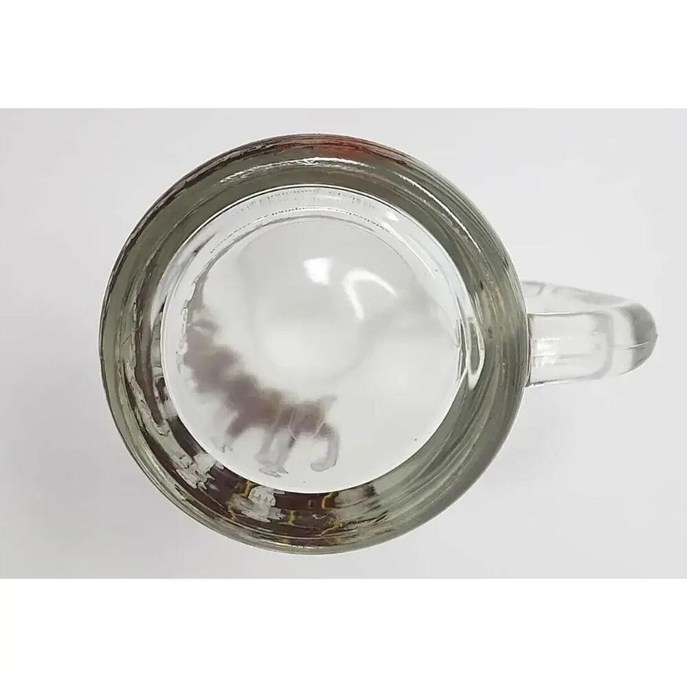 1970's Rare Budweiser Clydesdales Mug Beer Glass Barware Man‎ Cave 12oz U94